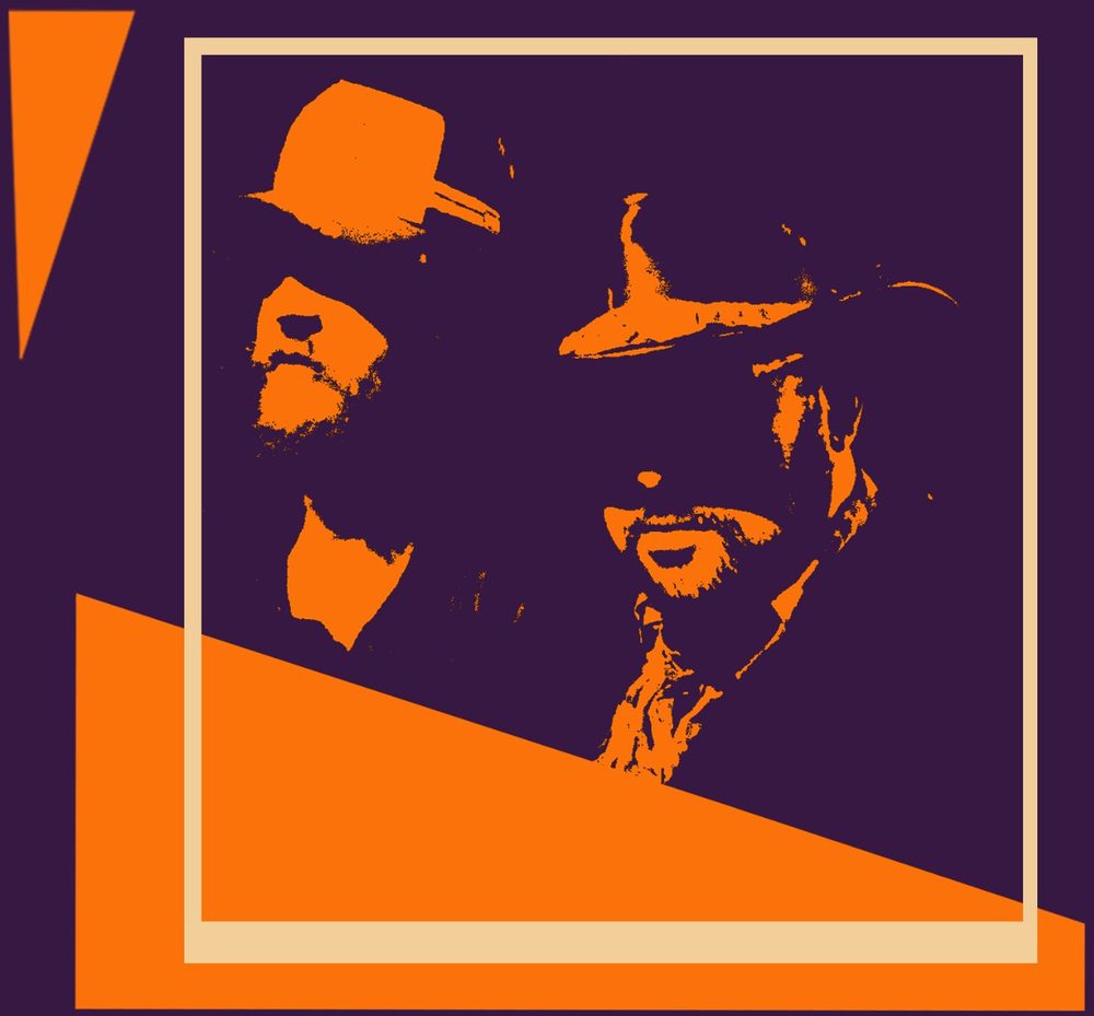 Lontray and The Lyrical in the show's orange and purple duotone artwork